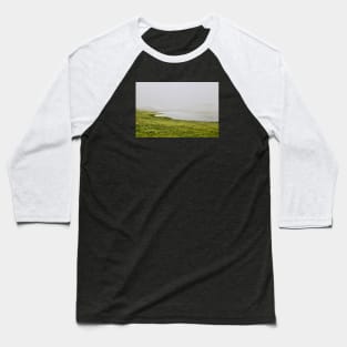 Fog & Lake & Flowers / Swiss Artwork Photography Baseball T-Shirt